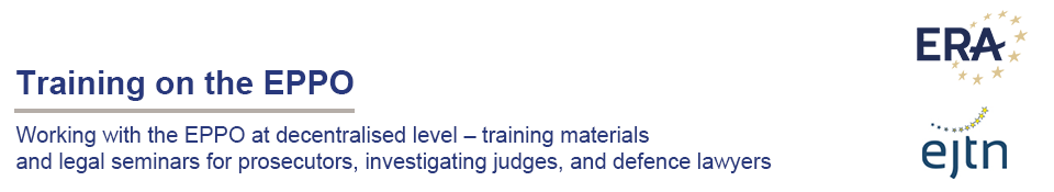 Training on the EPPO